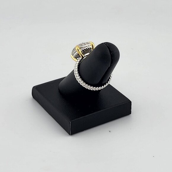 Sterling Silver 925 Ring with Cubic Zirconia Stones – Fresh, Elegant, and Brand - Picture 4 of 8